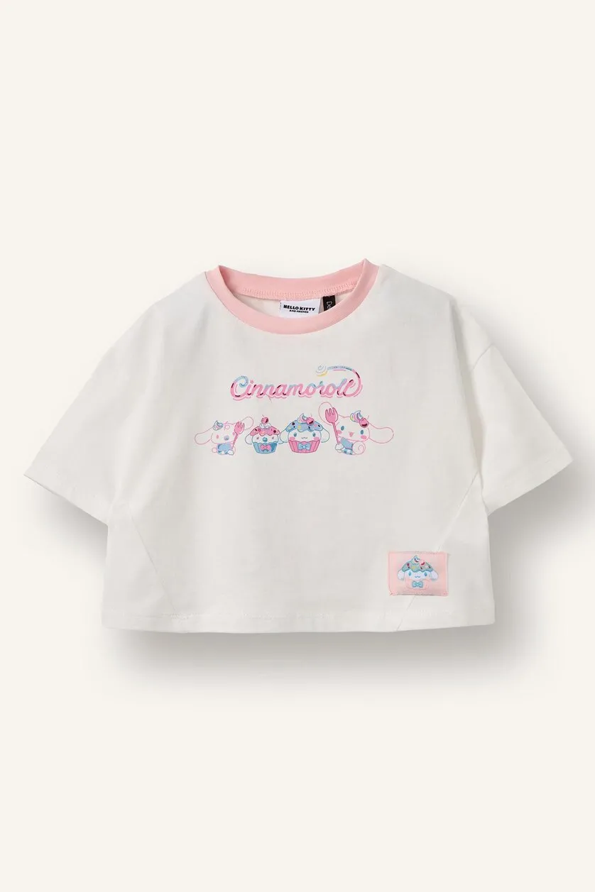 Baby Girl Oversize Fit Short Sleeve T-Shirt